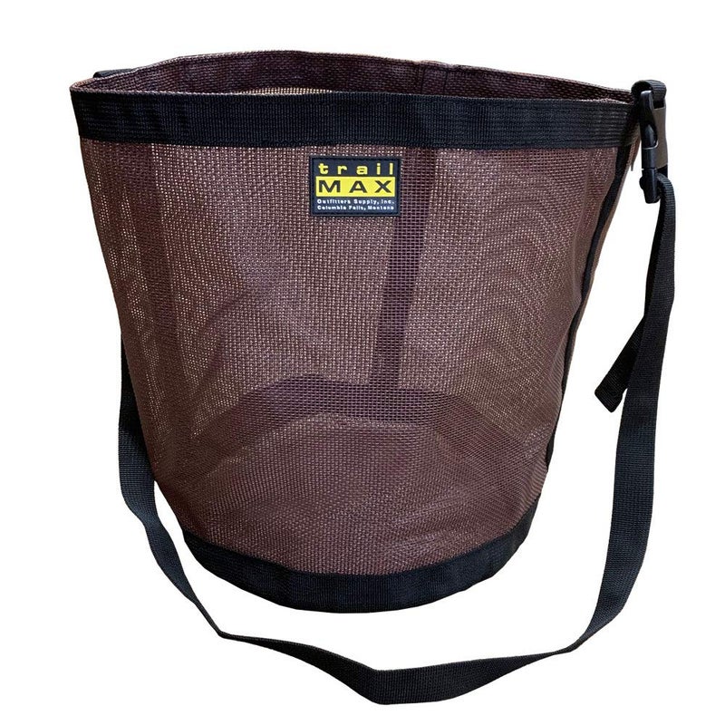 TrailMax Heavy Duty Mesh Feed Bag for Horses and Mules; Mesh Feeder for Horses; Mesh Horse Feed Bag; Reinforced Bottom & Stitching for Durability, No Exposed Edges - Image 2